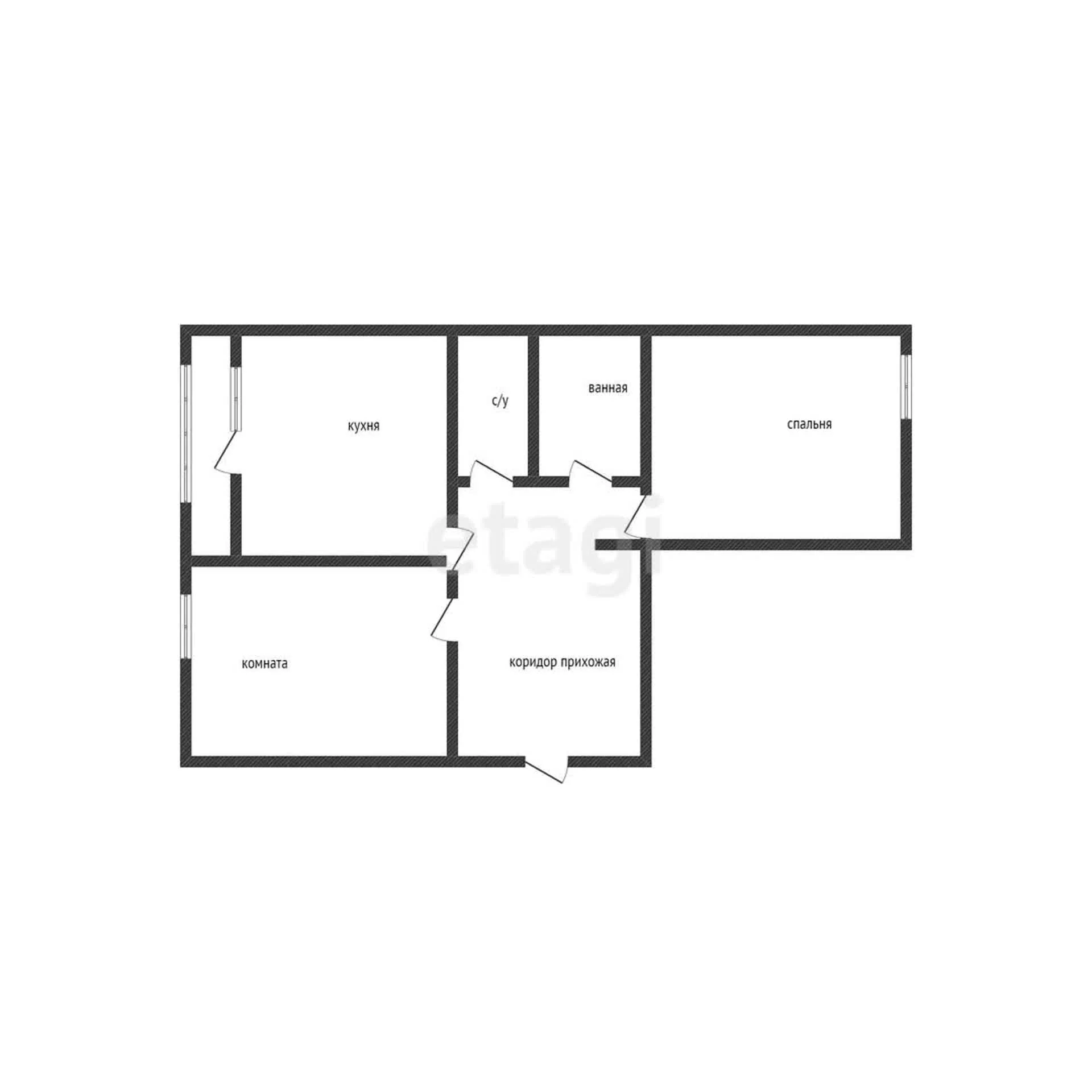 2-к квартира, 67.3м² (Зиповская улица, 41) - миниатюра 10
