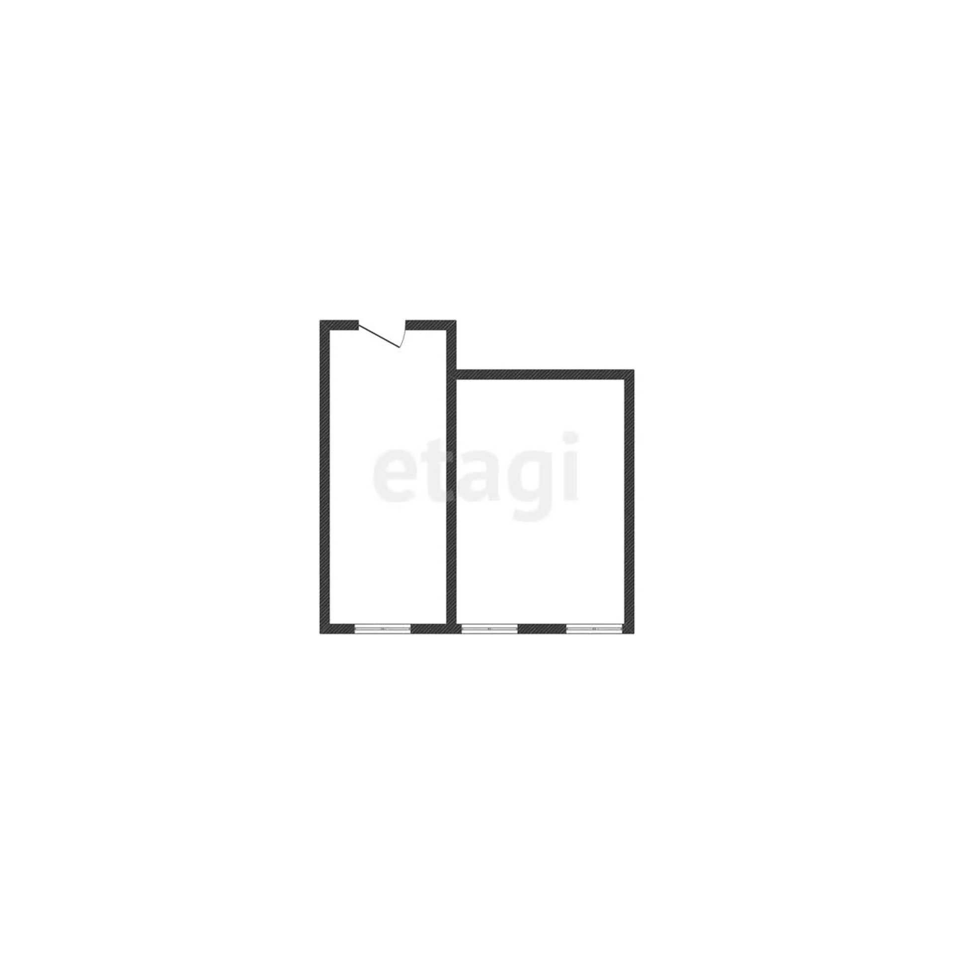 2-к квартира, 30м² (улица Горького, 165) - миниатюра 10