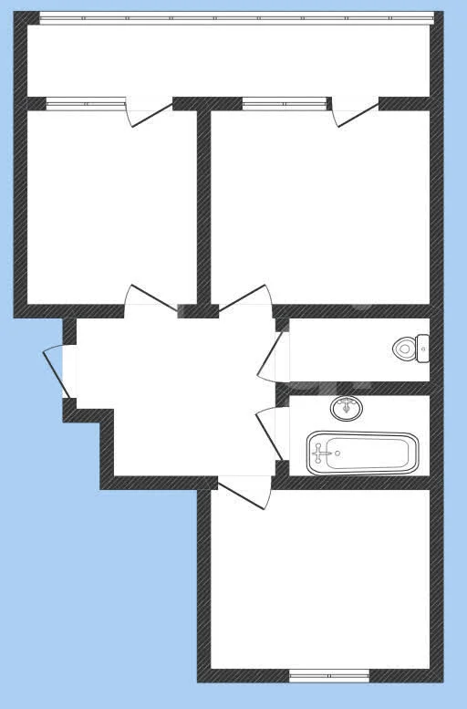 2-к квартира, 65.9м² (Стахановская улица, 1/5к5) - миниатюра 2