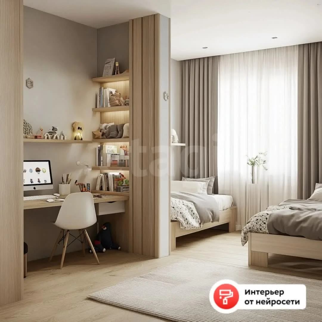 3-к квартира, 76.7м² (улица Автолюбителей, 1гк2) - миниатюра 3