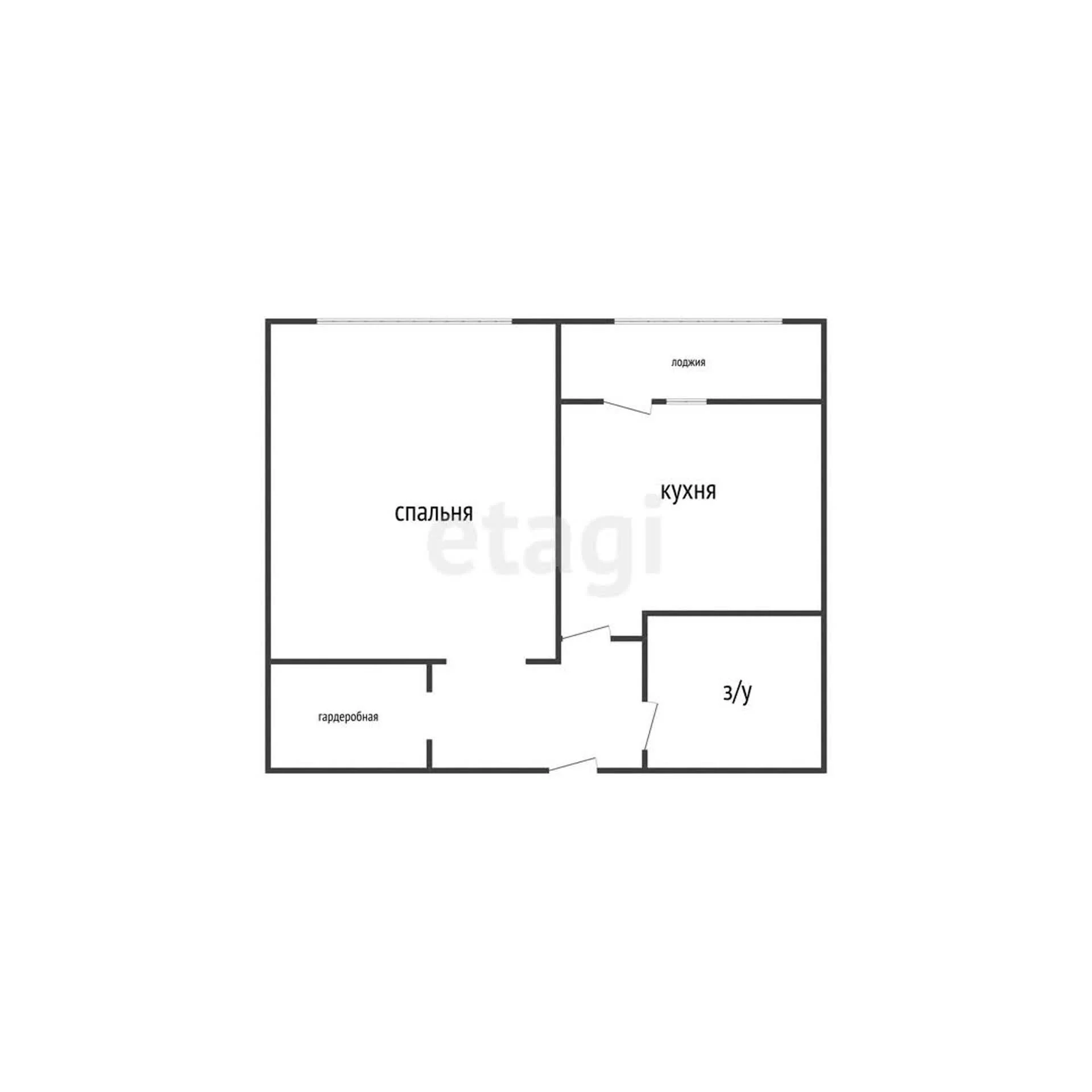 1-к квартира, 31.3м² (Сербская улица, 6/6) - миниатюра 6