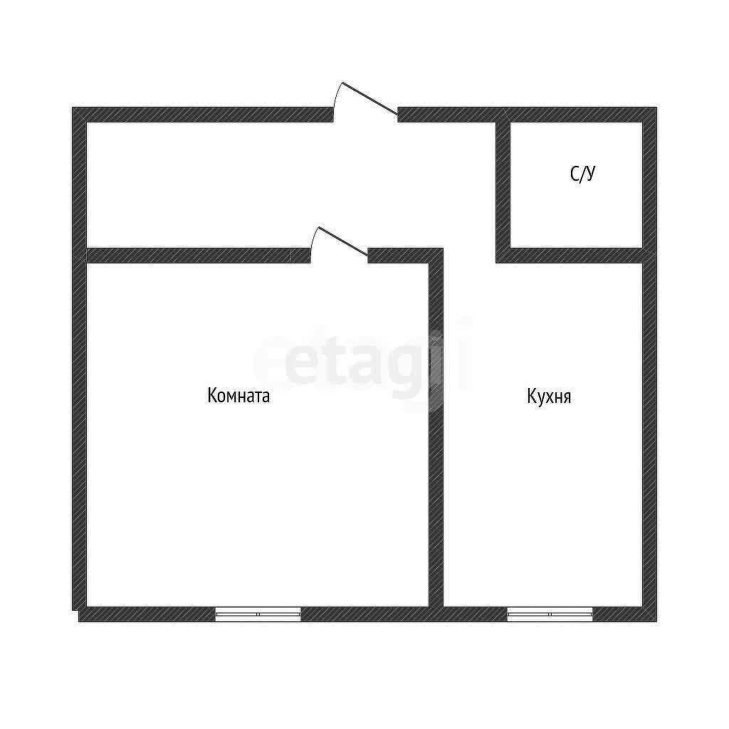 1-к квартира, 36м² (Российская улица, 267/5а)