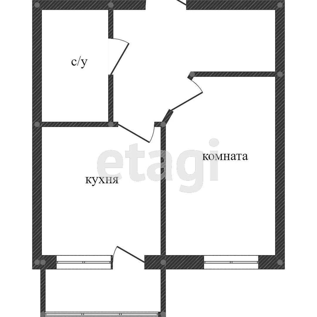 1-к квартира, 40.4м² (улица Невкипелого, 10) - миниатюра 13