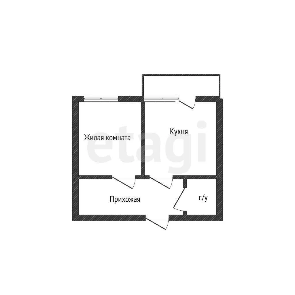 1-к квартира, 45м² (Кубанская улица, 47) - миниатюра 6