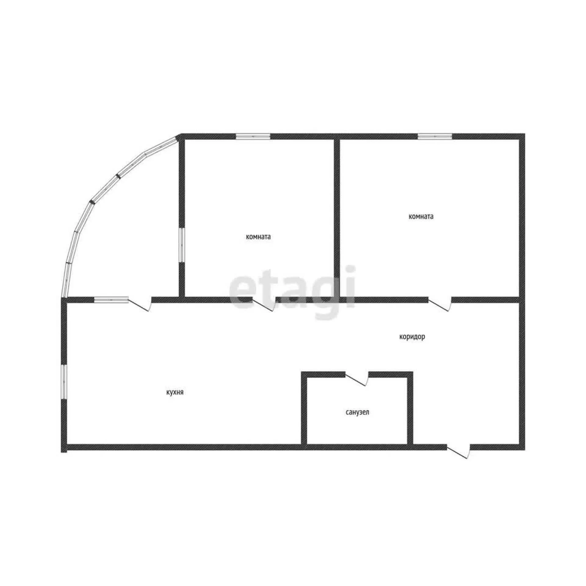 2-к квартира, 60м² (Уральская улица, 75к2) - миниатюра 24