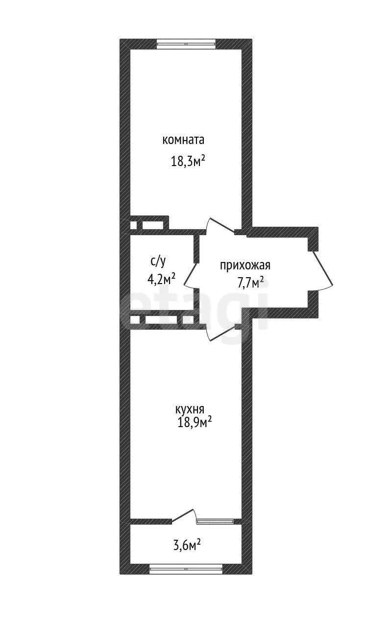 1-к квартира, 50.7м² (Школьная улица, 1ст.5) - миниатюра 24