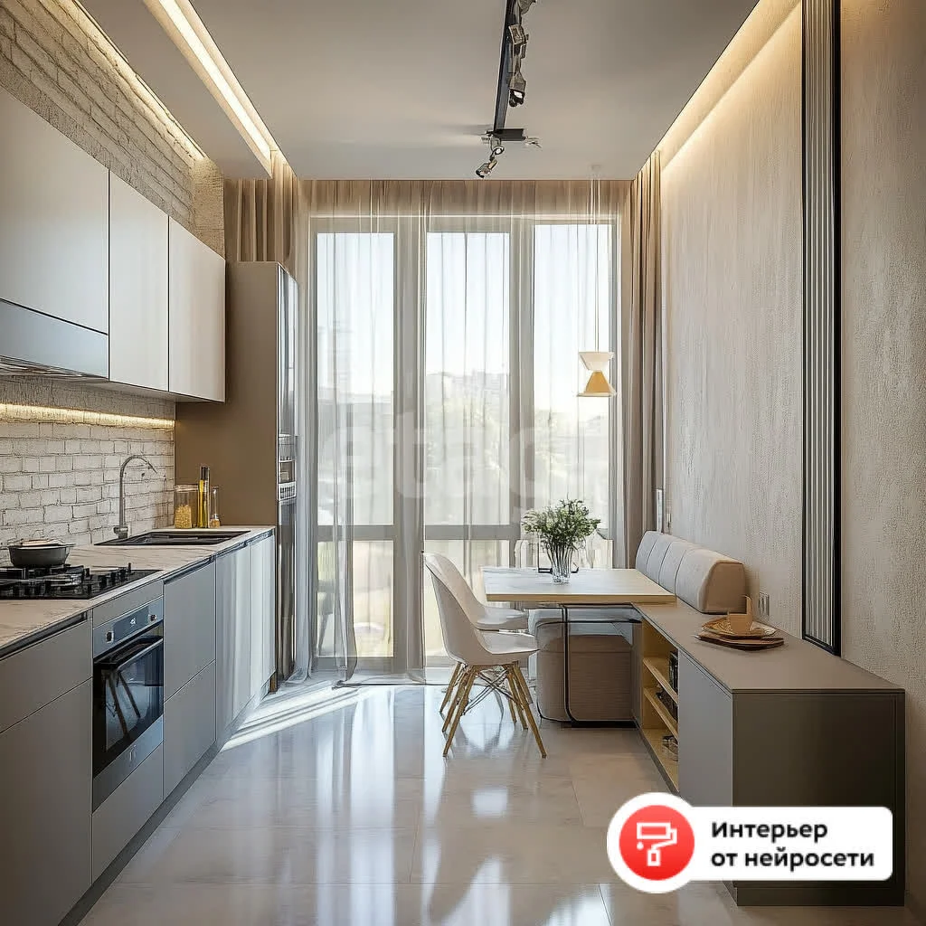 1-к квартира, 39.3м² (улица имени Валерия Гассия, 4/7к2) - миниатюра 4