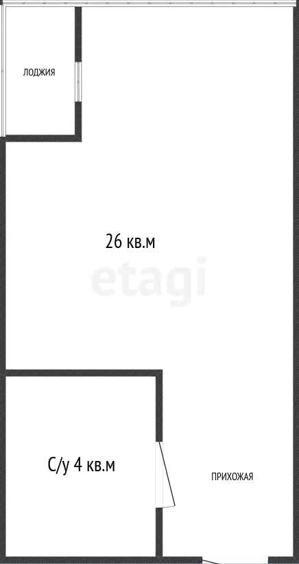 Студия, 26м² (улица Западный Обход, 39/1к4) - миниатюра 21