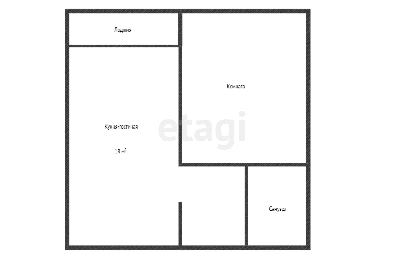 1-к квартира, 38.6м² (Конгрессная улица, 41) - миниатюра 32