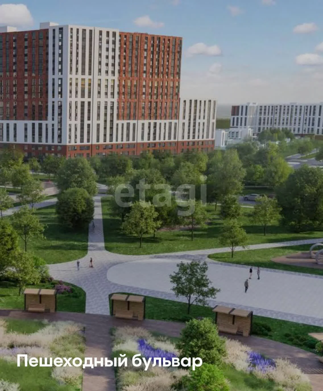 1-к квартира, 36.8м² (улица Виктора Казанцева, ) - миниатюра 8