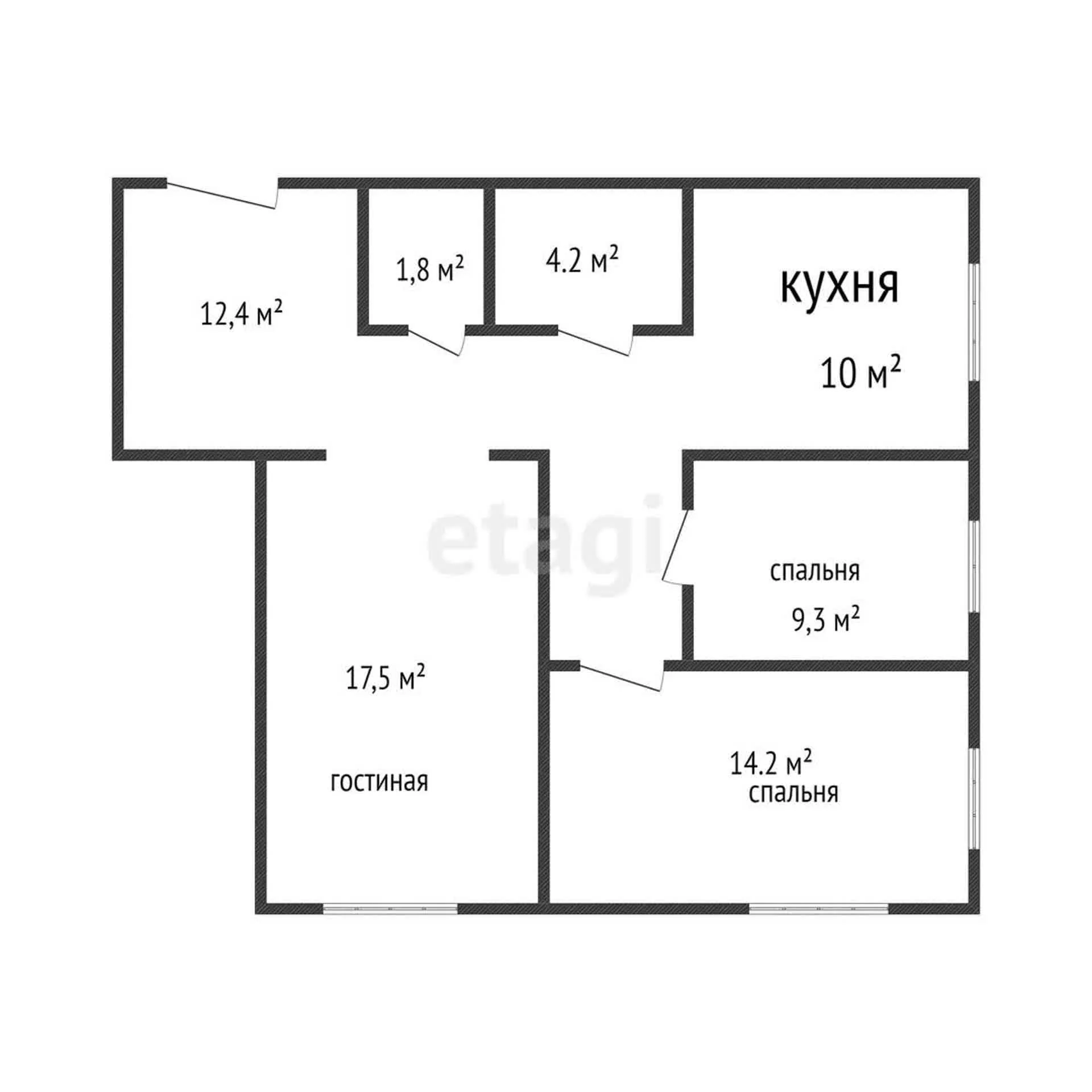 3-к квартира, 73.7м² (Красная улица, 204) - миниатюра 14