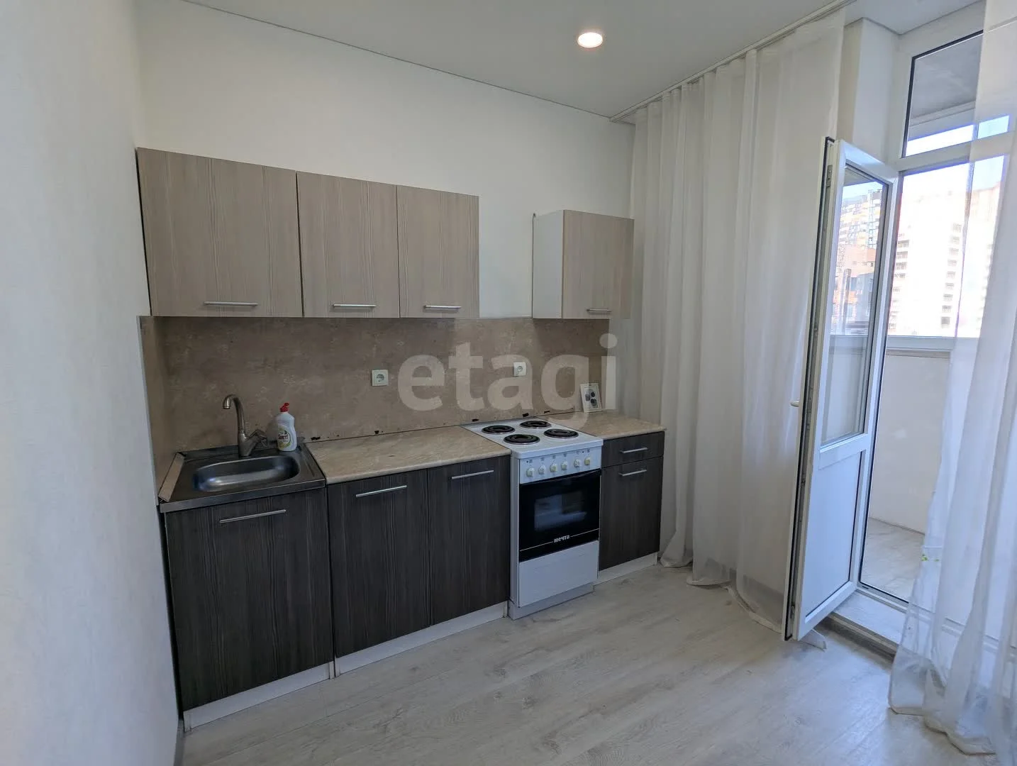 1-к квартира, 35.4м² (улица имени Героя Николая Шевелёва, 7) - изображение 1