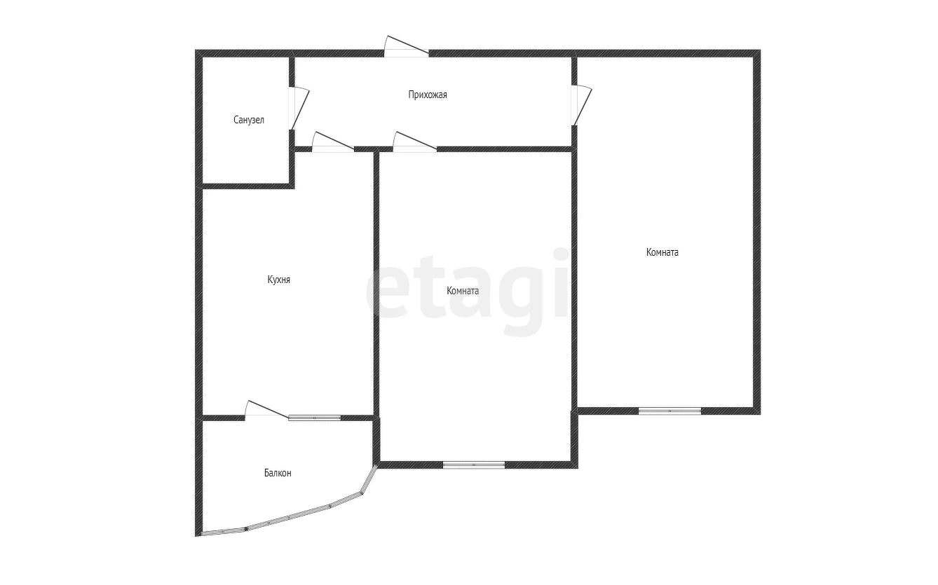 2-к квартира, 56м² (улица Адмирала Крузенштерна, 6к3) - миниатюра 17