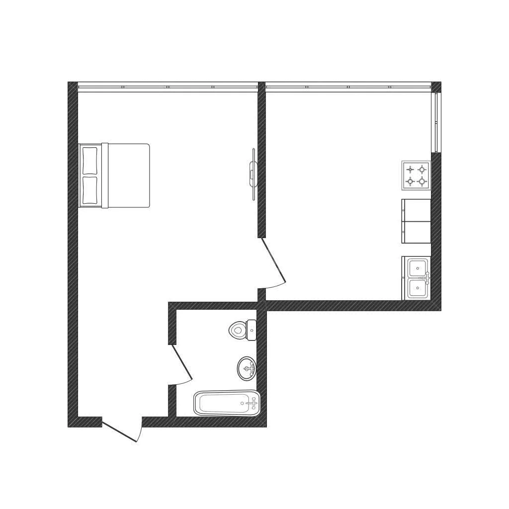 1-к квартира, 43м² (2-я Целиноградская улица, 38/3) - миниатюра 2