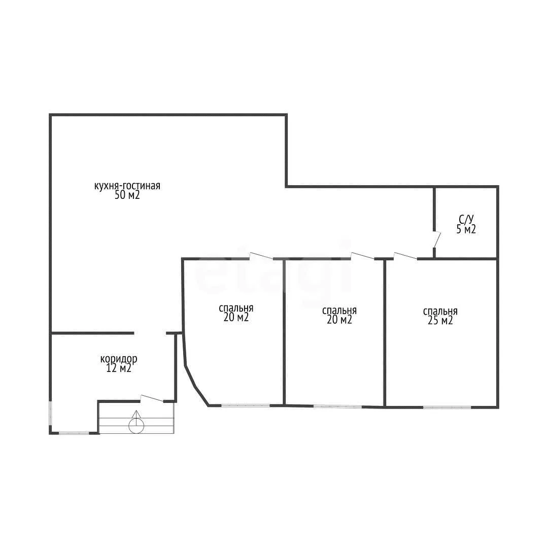 3-к квартира, 130м² (Сормовская улица, 204/5)
