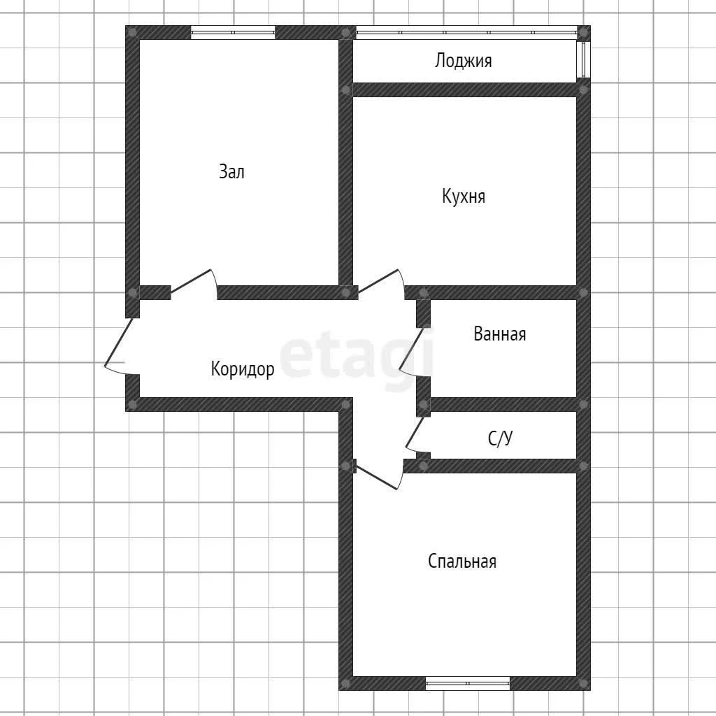2-к квартира, 62.7м² (Черкасская улица, 113) - миниатюра 24