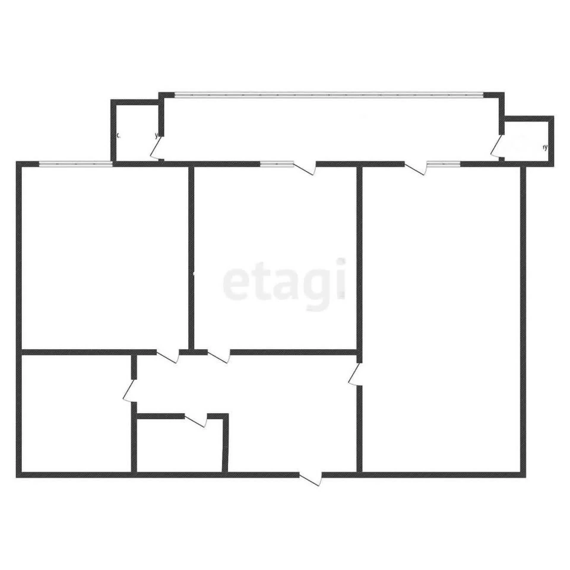 2-к квартира, 51.1м² (улица Автолюбителей, 1/гк3) - миниатюра 28