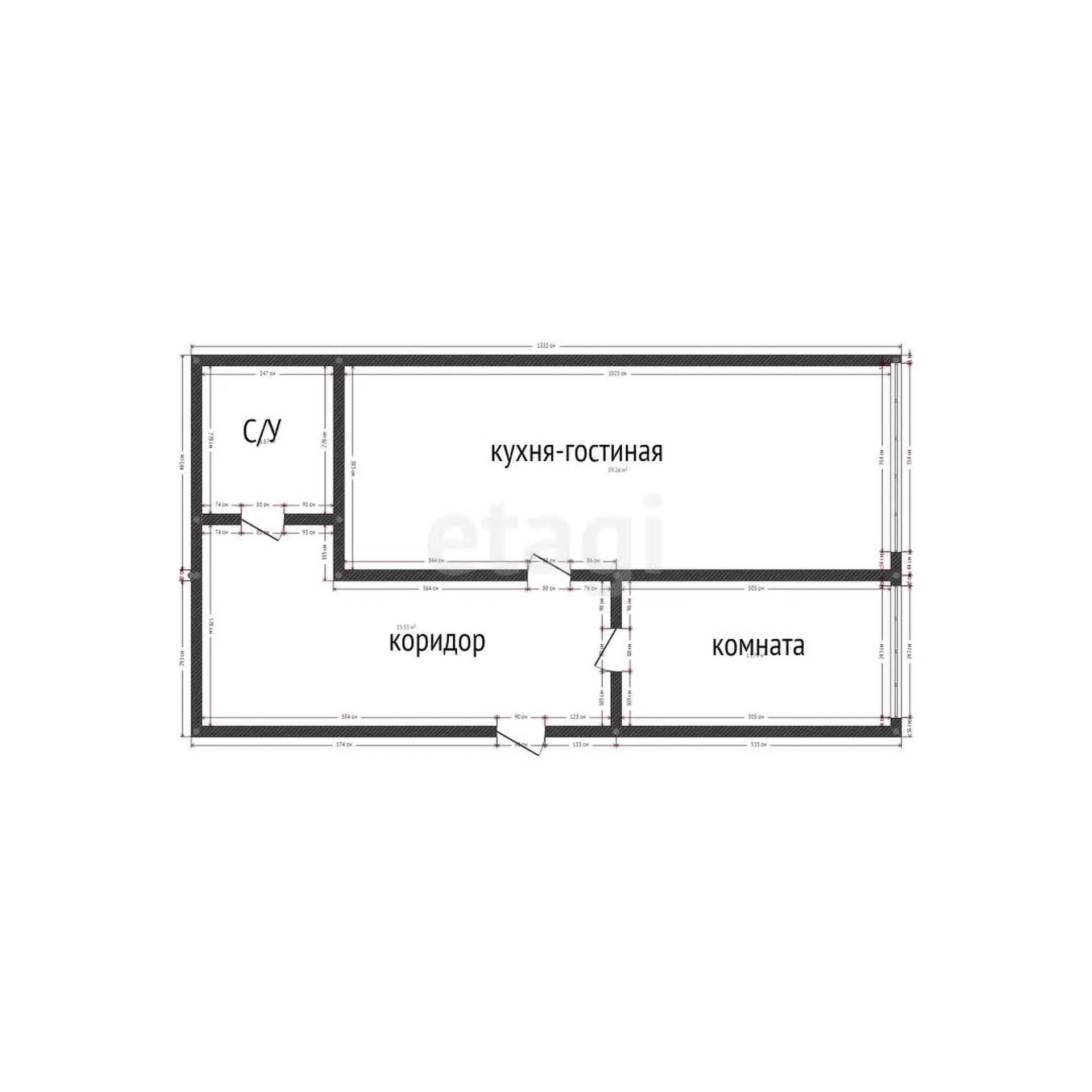 1-к квартира, 62м² (1-й Онежский проезд, 31) - миниатюра 17