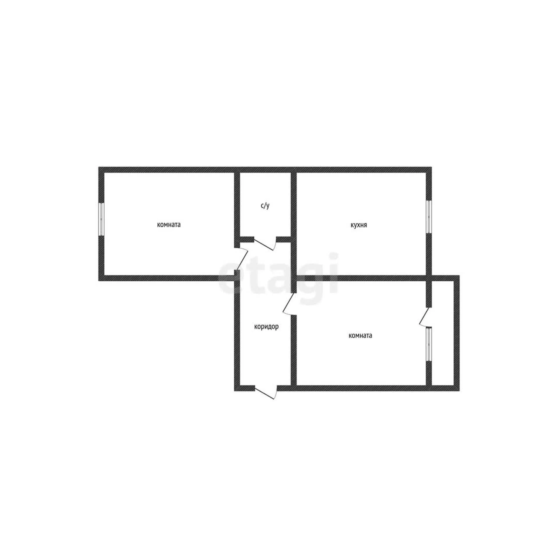 2-к квартира, 62.4м² (улица Карякина, 5к1) - миниатюра 6
