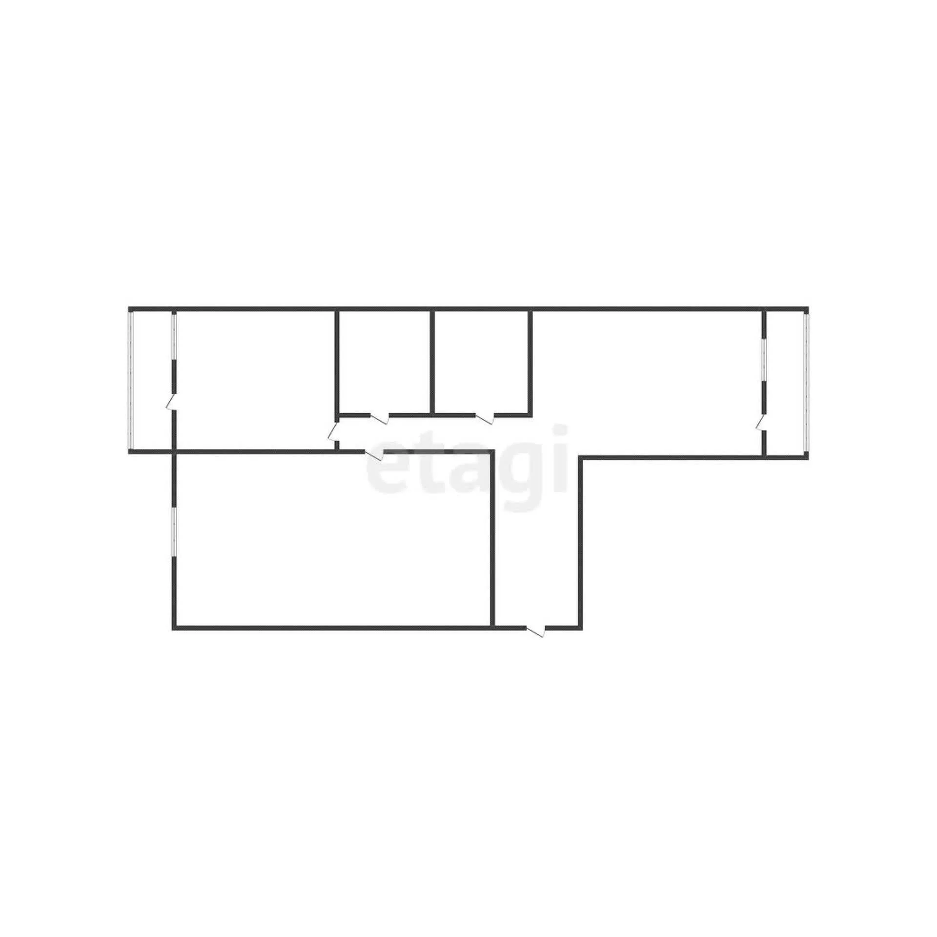 2-к квартира, 62м² (улица имени Сергея Есенина, 137) - миниатюра 13