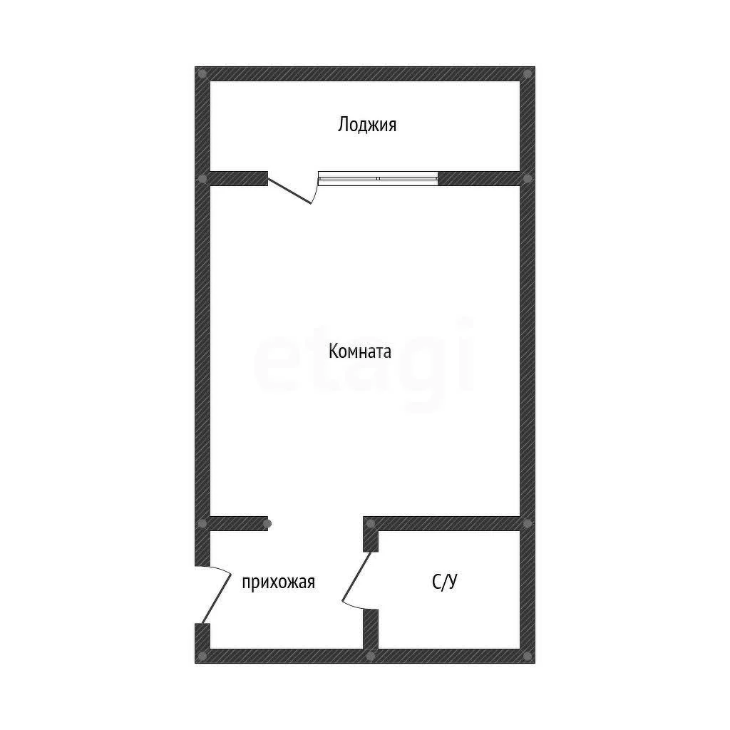 1-к квартира, 30.4м² (Бжегокайская улица, 25/8) - миниатюра 2