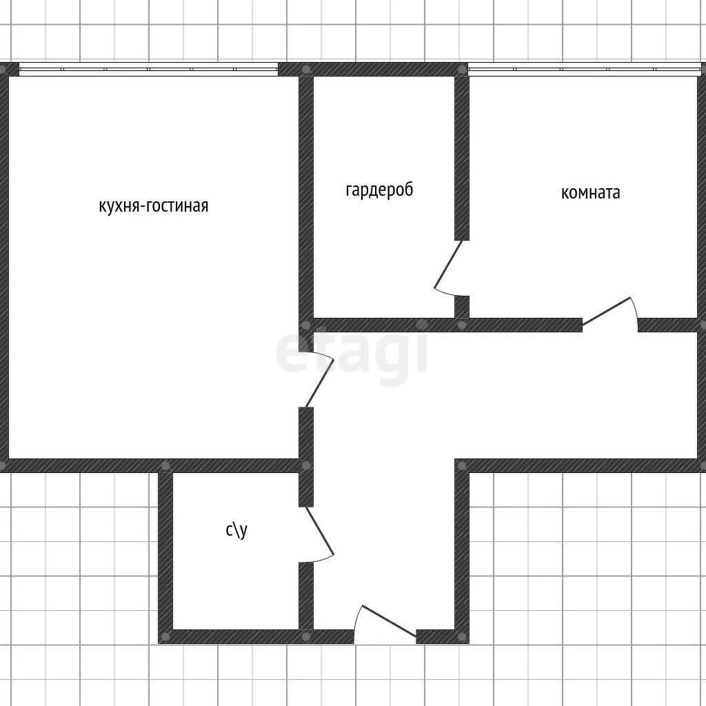 2-к квартира, 51.9м² (улица Западный Обход, 39/2к7) - миниатюра 8