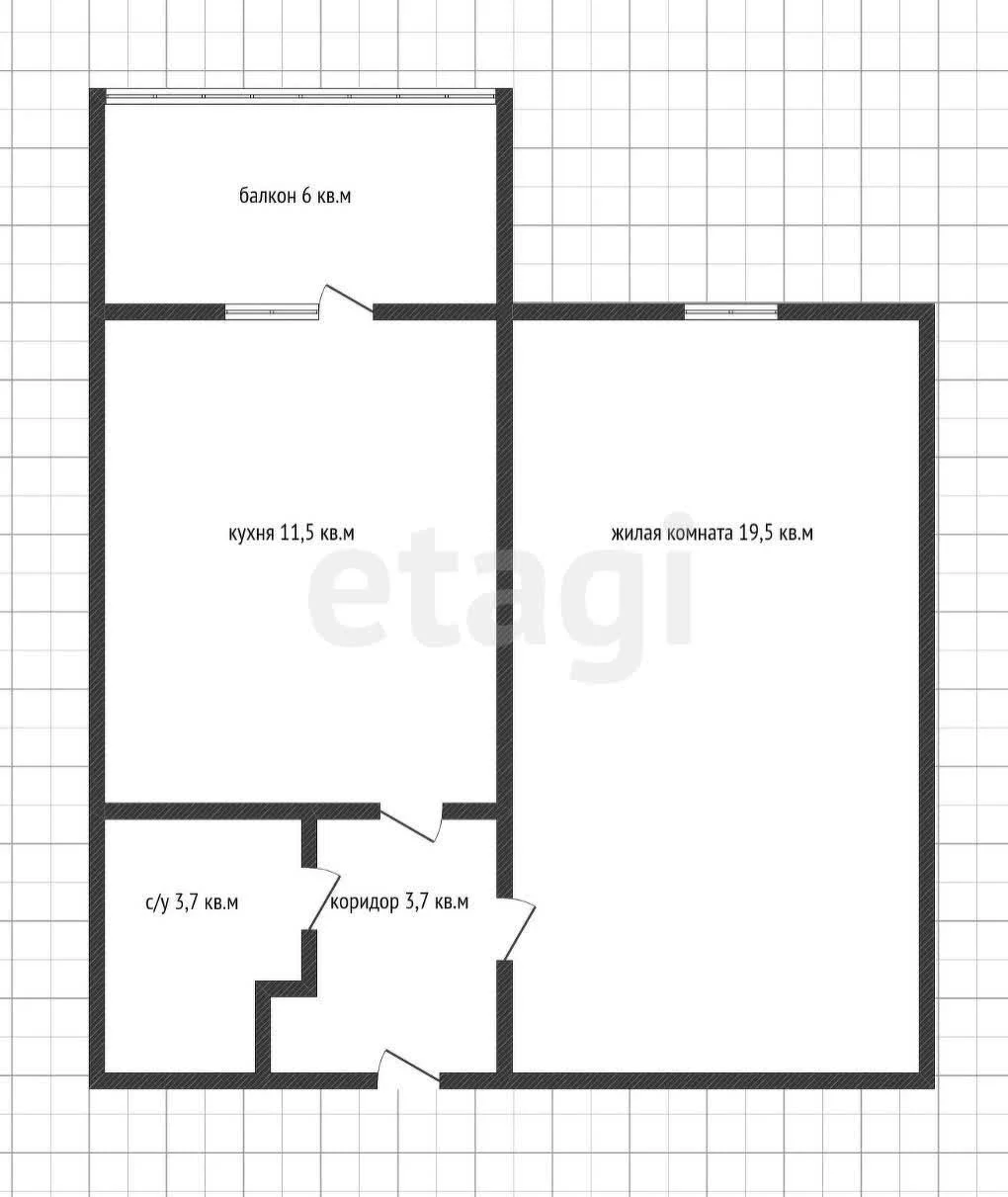1-к квартира, 38.4м² (Сормовская улица, 108/2) - миниатюра 19