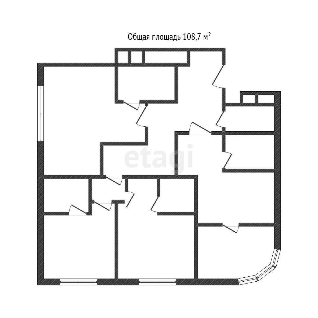 4-к+ квартира, 108.7м² (Карлсруэвская улица, 2) - миниатюра 23