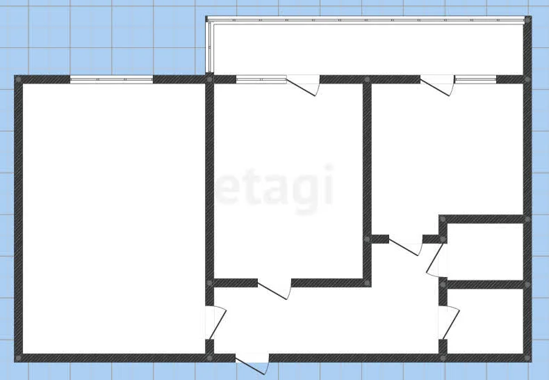 2-к квартира, 47.5м² (улица Красных Партизан, 79) - миниатюра 23