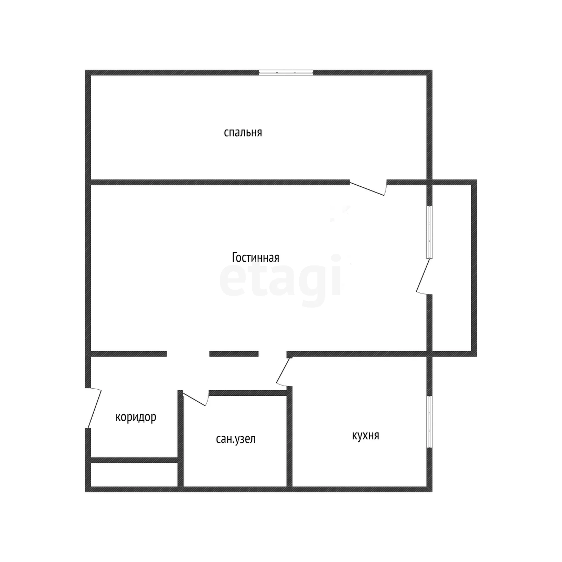 2-к квартира, 43.9м² (Школьная улица, 11) - миниатюра 10