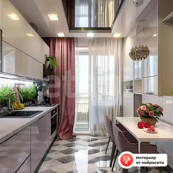2-к квартира, 60.1м² (Зиповская улица, 38) - миниатюра 3