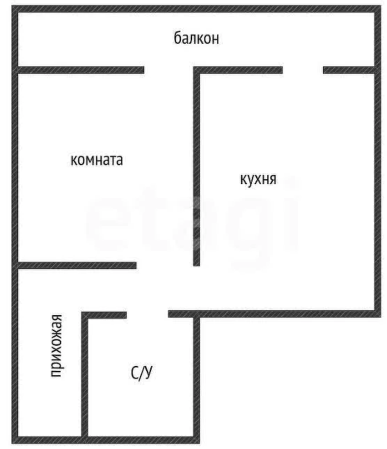 1-к квартира, 41.7м² (Питерская улица, 40) - изображение 1