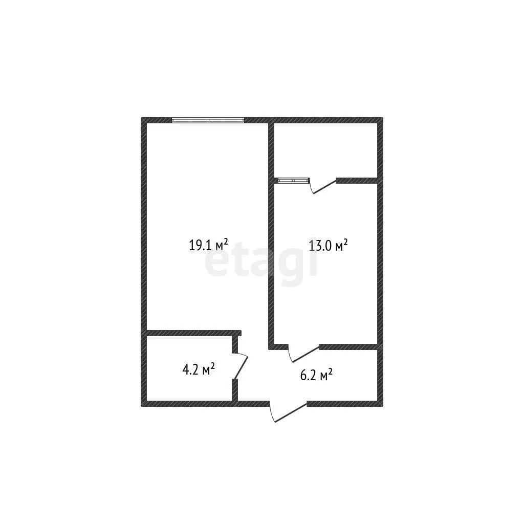 1-к квартира, 42.5м² (улица имени В.Н. Мачуги, 166/1) - миниатюра 15