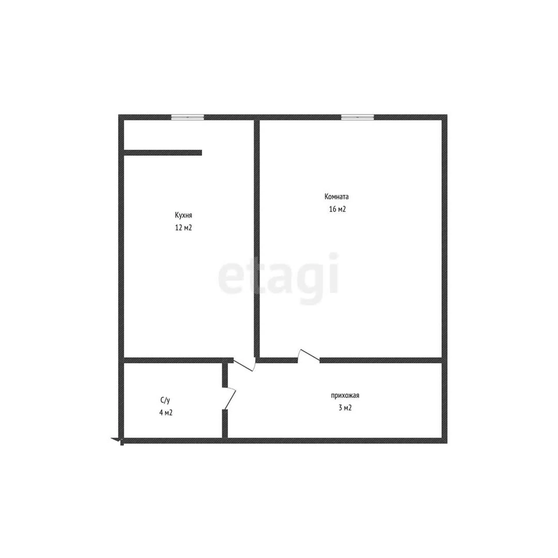 1-к квартира, 34.7м² (Измаильская улица, 15) - миниатюра 6