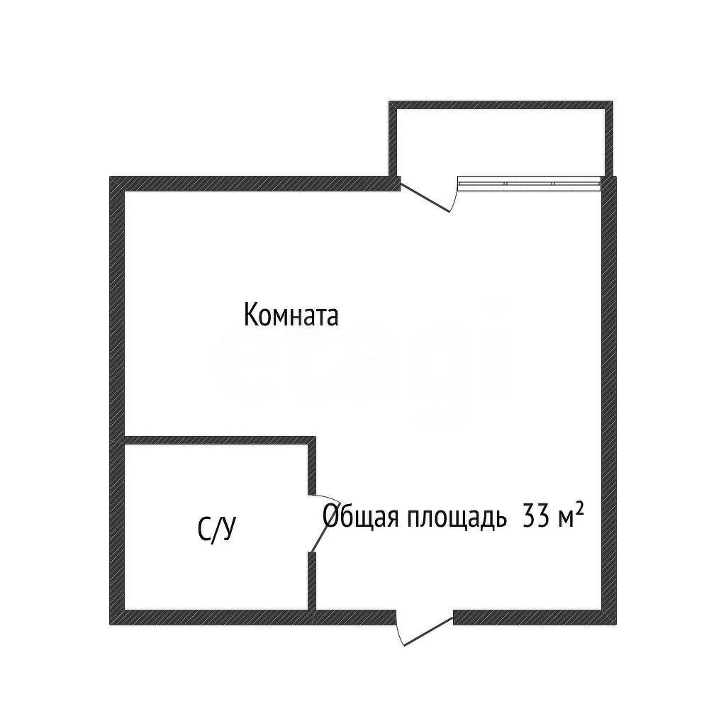 1-к квартира, 33м² (Бжегокайская улица, 90/3к1) - изображение 1