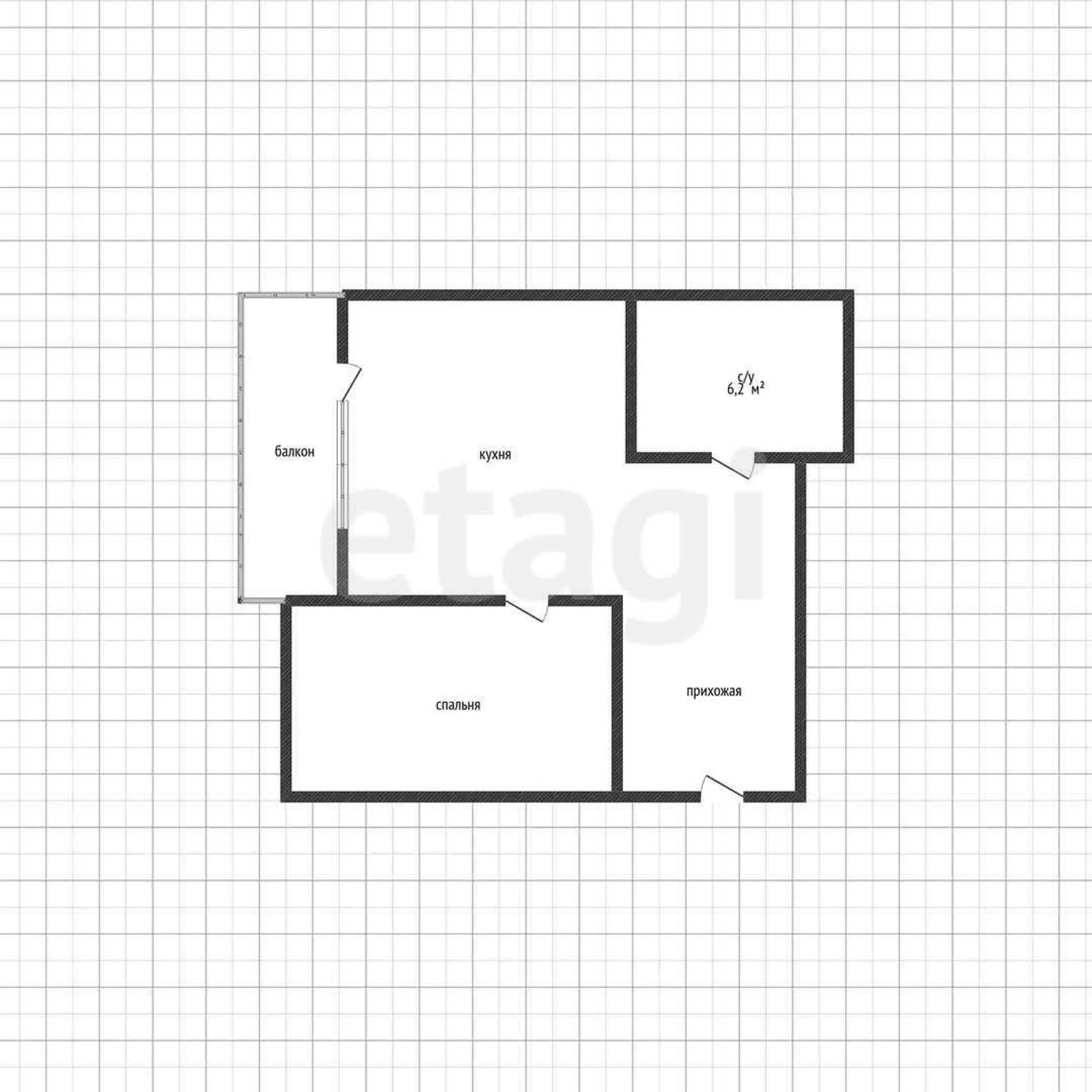 1-к квартира, 48.3м² (проспект Чекистов, 39) - миниатюра 13