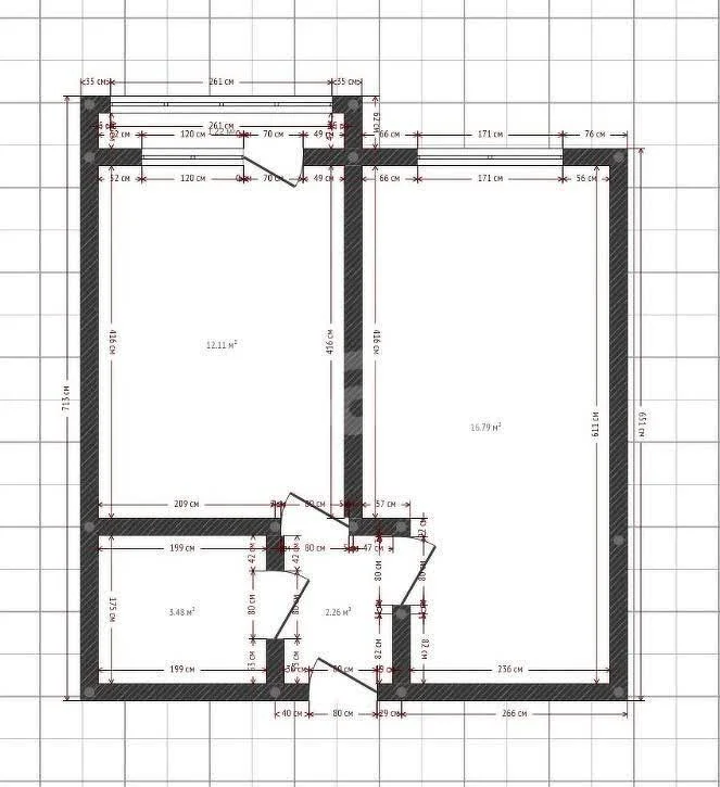 1-к квартира, 37.5м² (Круговая улица, 4вк1)