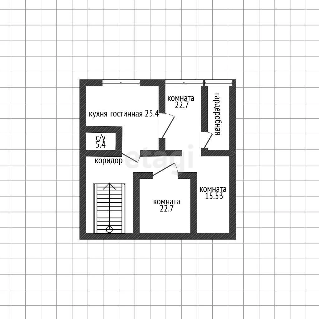 2-к квартира, 90м² (улица Дружбы, 57) - миниатюра 14