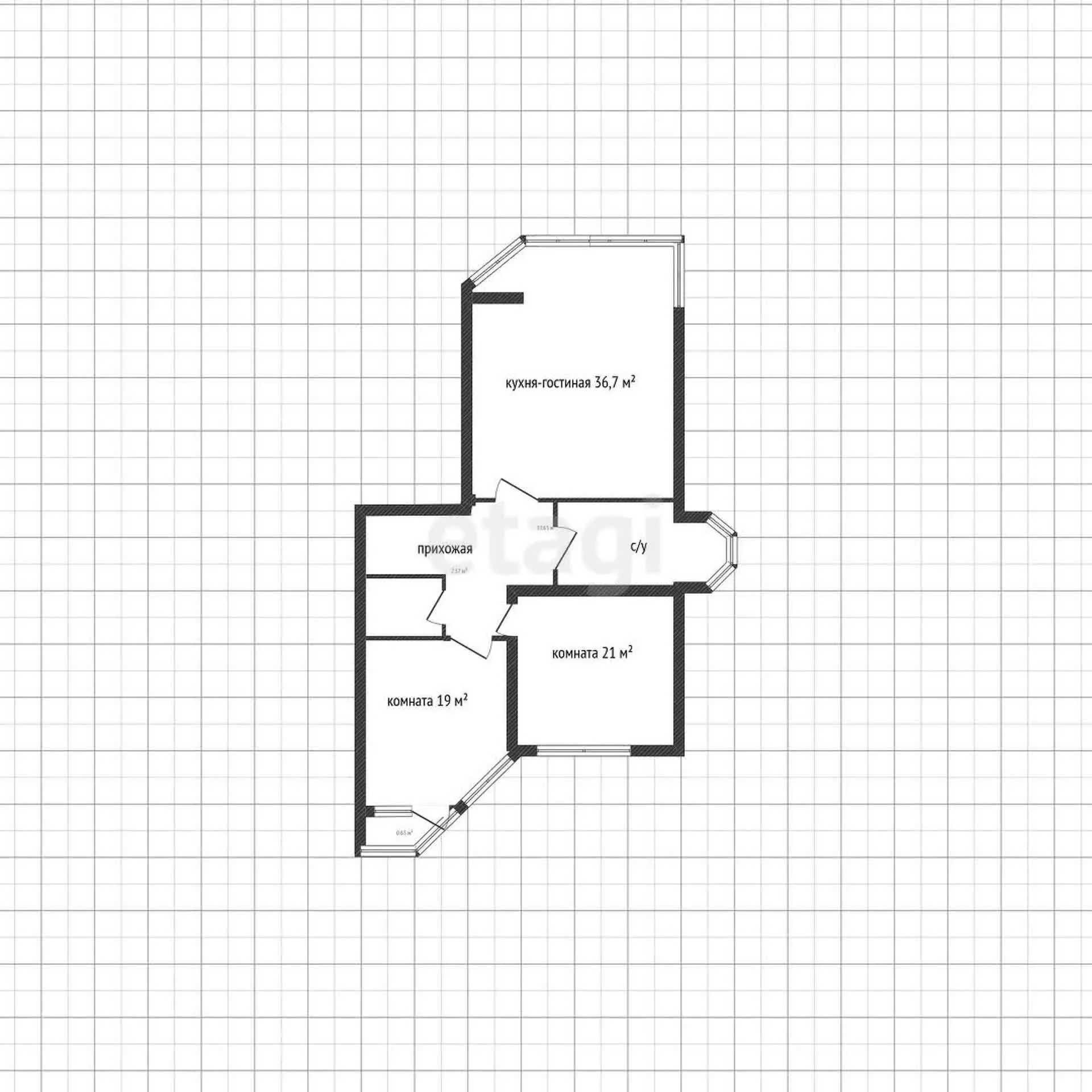 2-к квартира, 97м² (улица Ломоносова, 97) - миниатюра 32