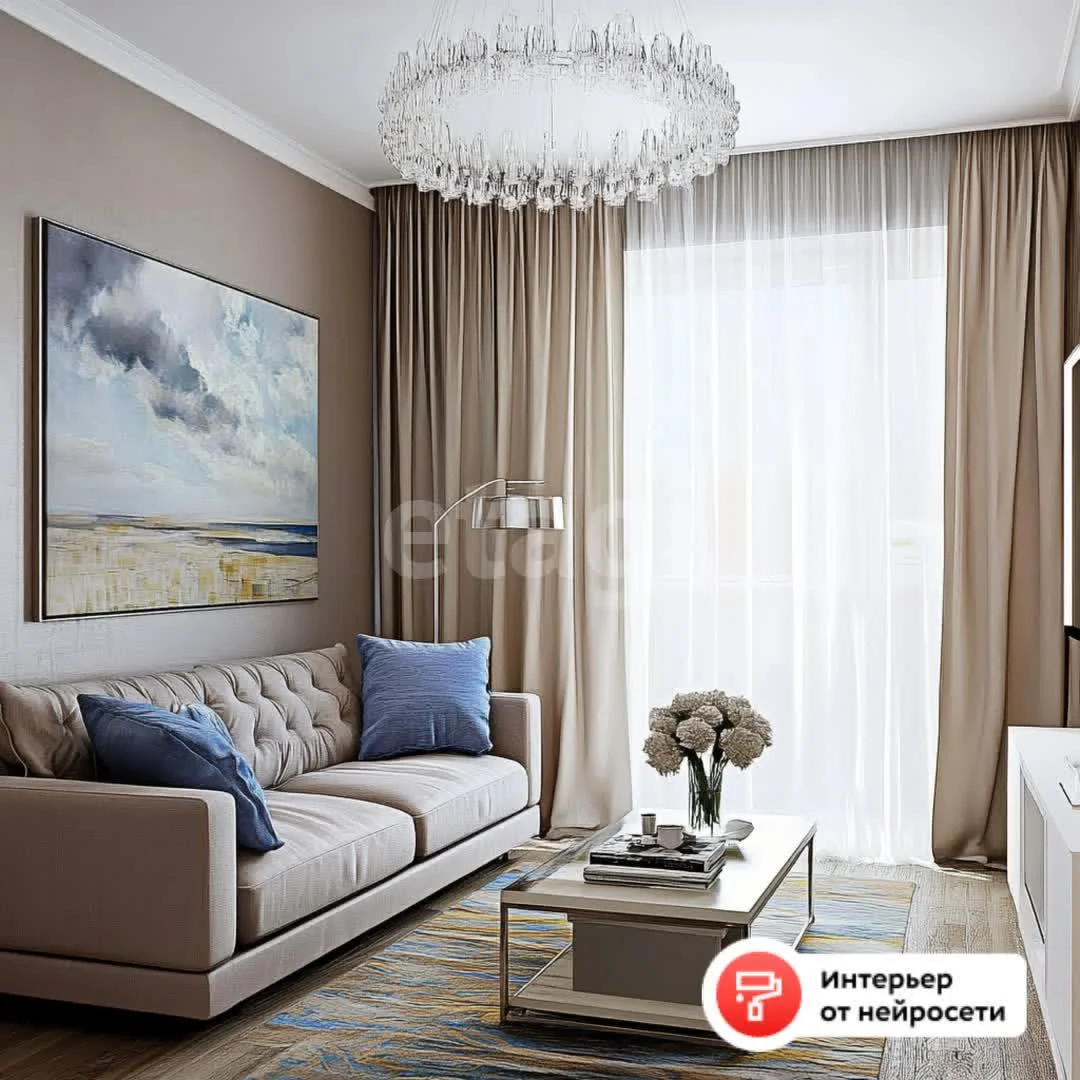 1-к квартира, 38м² (Заполярная улица, 37к3) - миниатюра 2