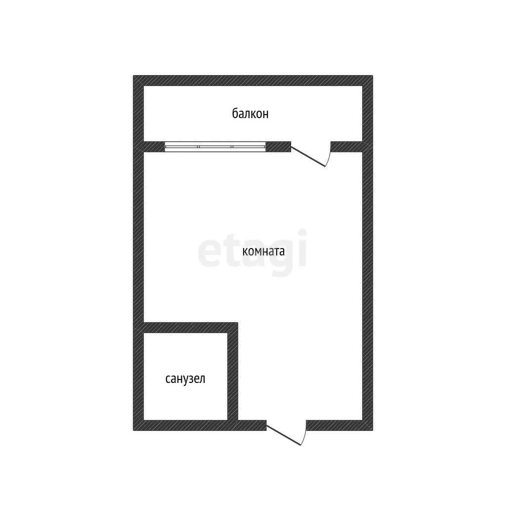Студия, 21.3м² (улица Кирилла Россинского, 3/2) - миниатюра 22
