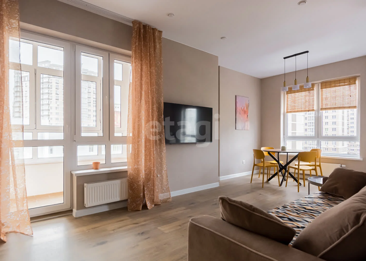 1-к квартира, 54.6м² (Конгрессная улица, 19/3) - миниатюра 3