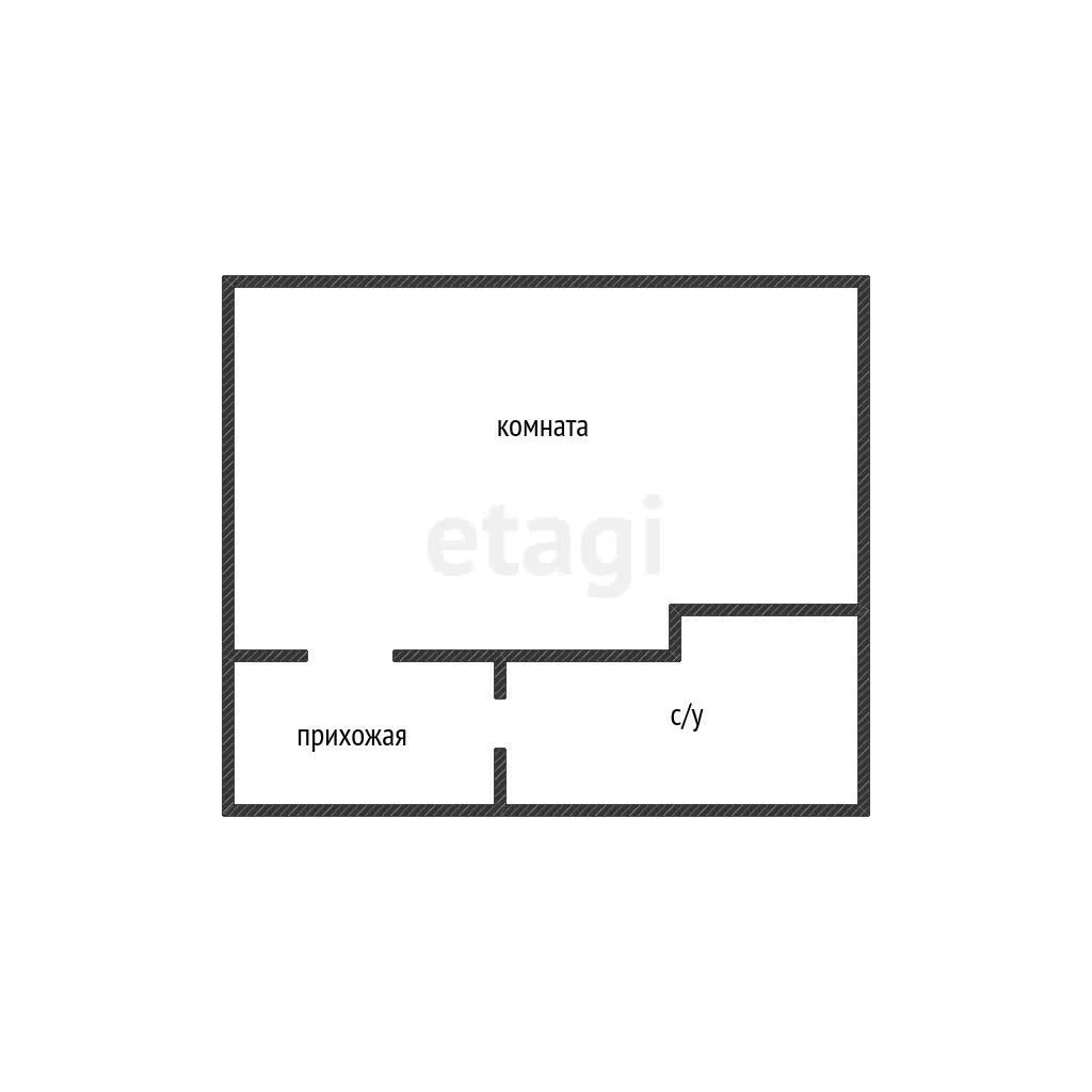 Студия, 24.8м² (Колосистая улица, 1) - миниатюра 6
