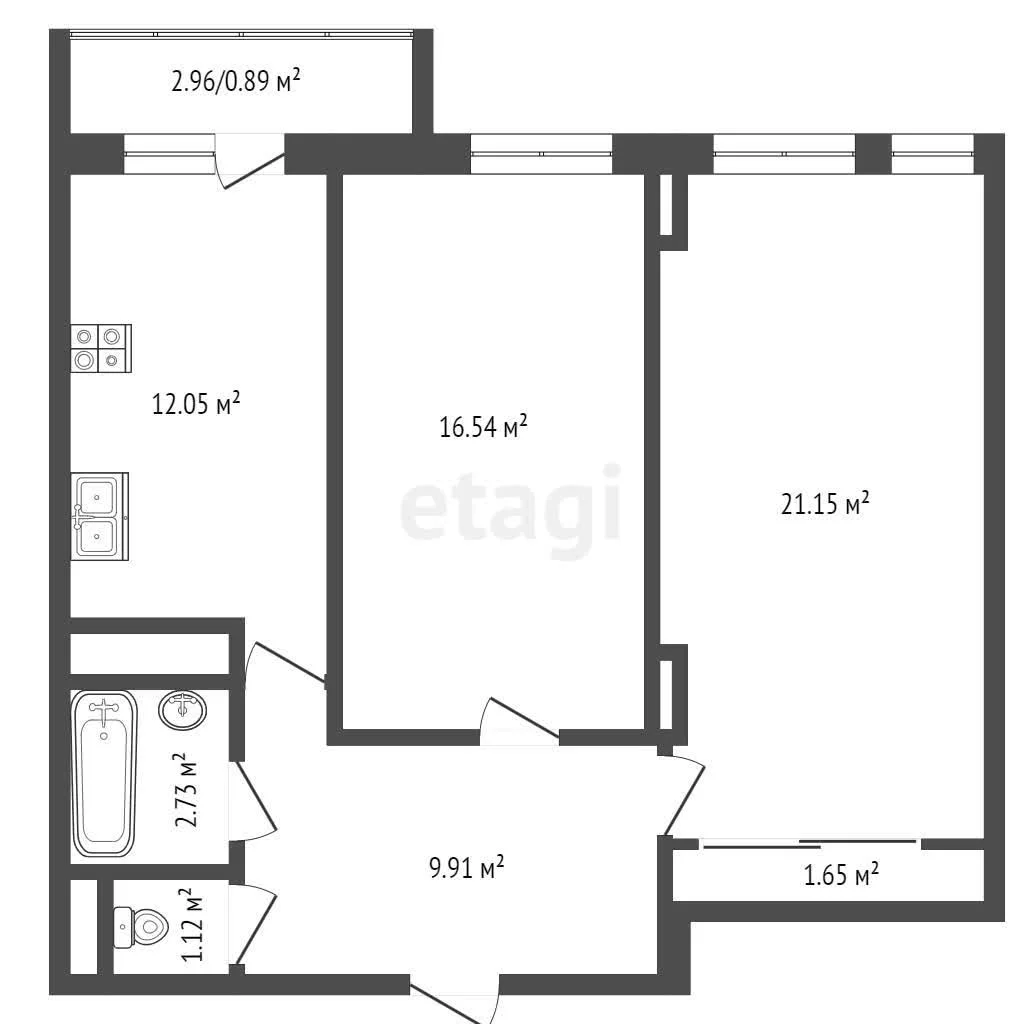 3-к квартира, 79.4м² (улица Шумана, 4) - миниатюра 32