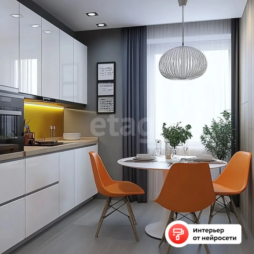 1-к квартира, 33.2м² (Береговая улица, 1к9) - миниатюра 3