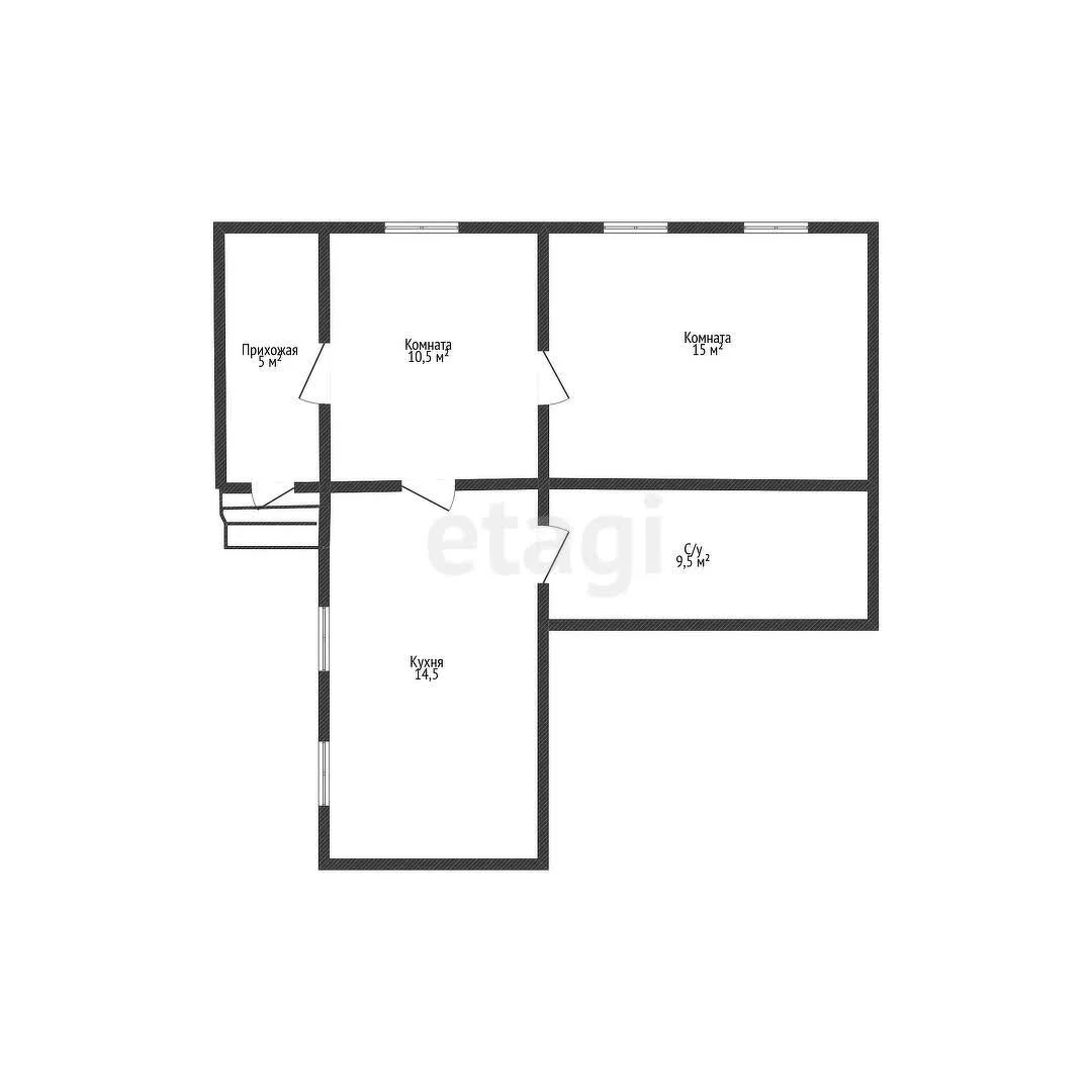 3-к квартира, 54.6м² (Ставропольская улица, 28) - миниатюра 16