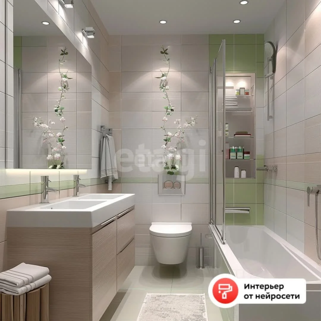 2-к квартира, 53.3м² (улица имени Героя Ростовского, 8к6) - миниатюра 3
