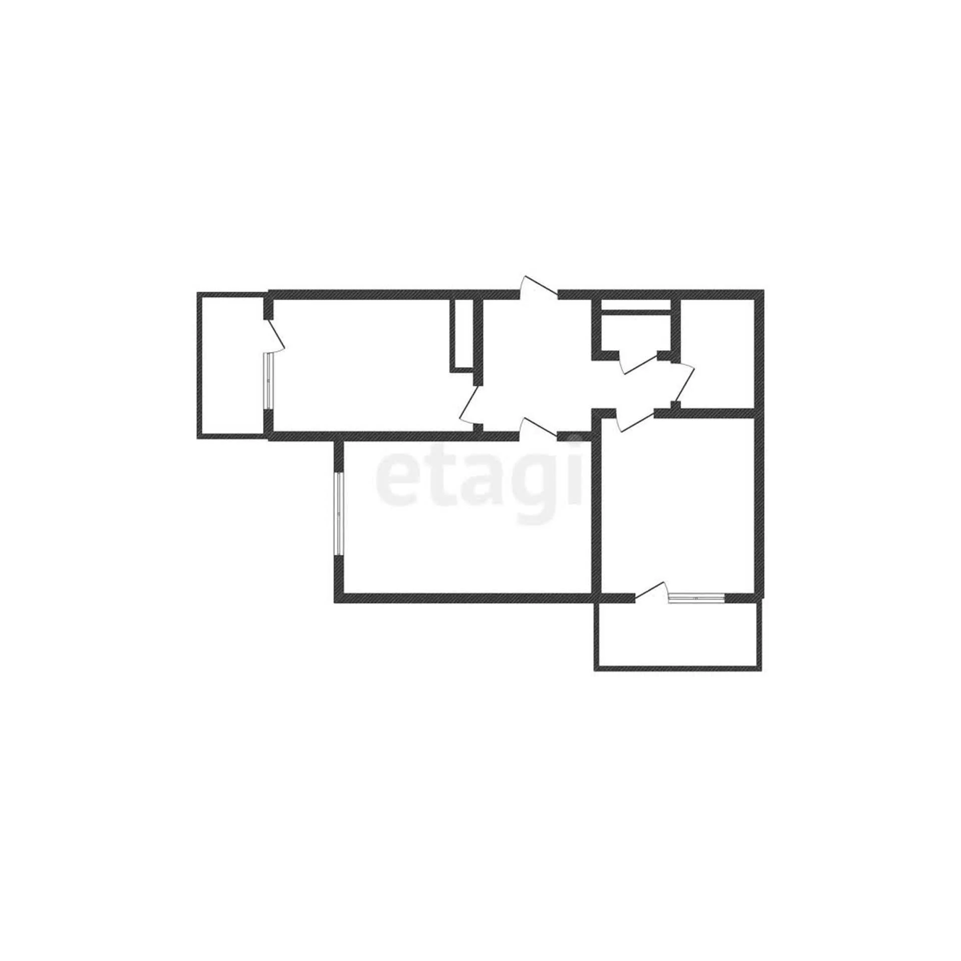 2-к квартира, 58.2м² (улица Героя Владислава Посадского, 16/1) - миниатюра 13