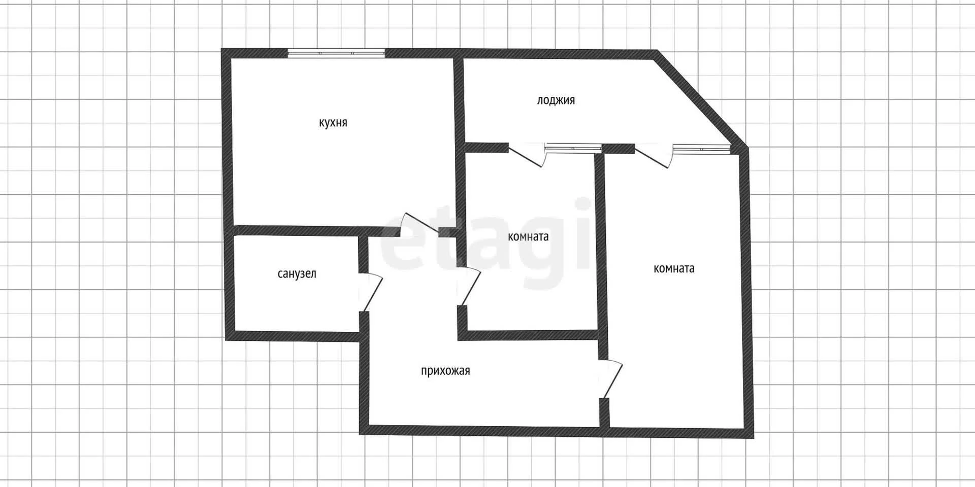 2-к квартира, 56м² (Шоссейная улица, 63к6) - миниатюра 36