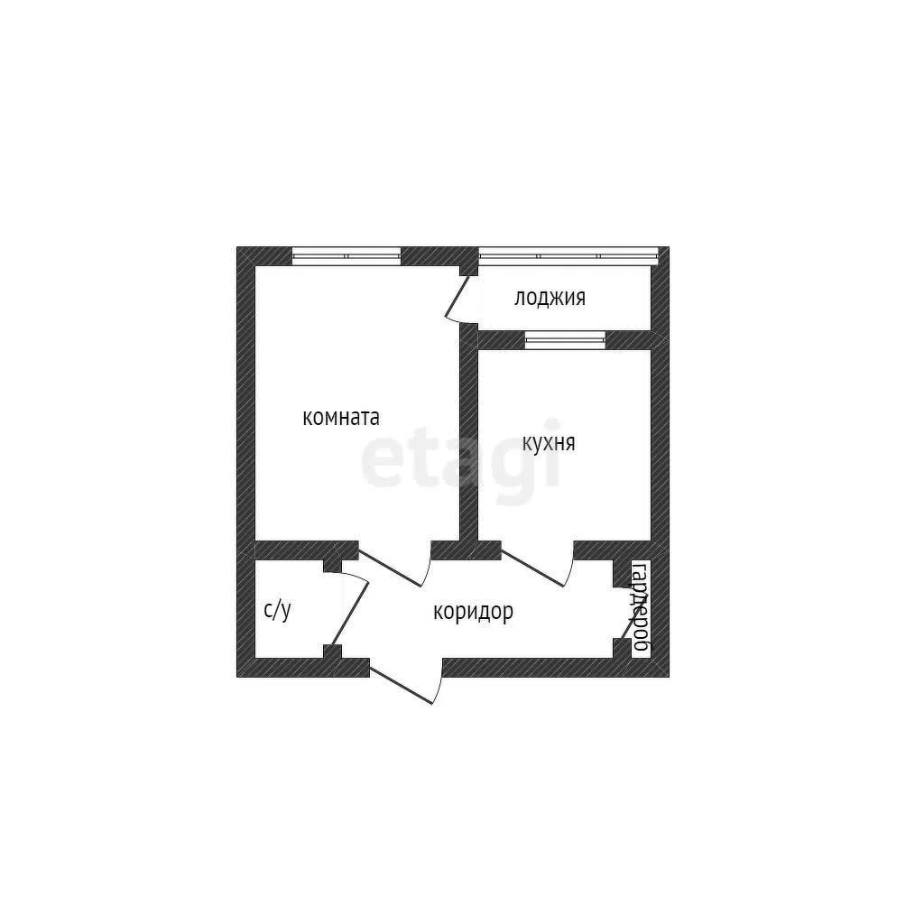 1-к квартира, 38.9м² (улица Игнатова, 4) - миниатюра 24